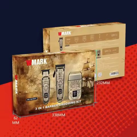 New Hair Cutting Machine WMARK Hair Clipper NG-1604 Electric Clipper Engraving Shaver Charging 3-pie