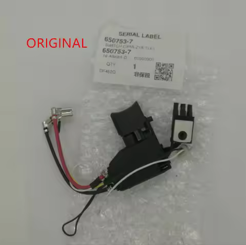 Switch For Makita 650753-7 6507545 DHP482 DF482D DDF482 XPH10 XFD10Z XPH10R XFD10 DDF482Z DHP482RME