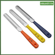 [MibumadTW] 3 Pieces Double Edge Groove Slot File Guitar Nut files Nut Saddle Slot Grinding File for