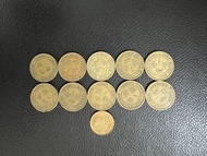 （57KN年10枚大壹毫）香港硬幣英女王伊利沙伯二世 1957KN年大一毫 Government of Hong Kong Coin Queen Elizabeth ll 1957KN $0.1
