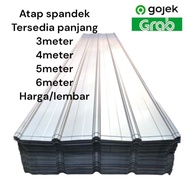 atap spandek galvanis polos / atap baja ringan / atap 3meter 4meter