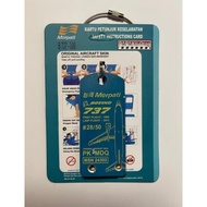 Aviation plane aircraft skin TAG MERPATI BOEING 737-300 PK-MDQ