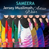 CUSTOM Jersey Muslimah PLUS SIZE Active Wear by SAMEERA