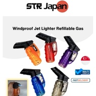 Windproof Jet Lighter Refillable Gas