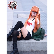 Ready-to-Wear Persona 5 Sakura Futaba Themed Cosplay Outfit with Wig