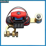 【GI】 360° Rotating Car Battery Disconnect Switch - Heavy-Duty Brass