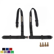 7 Colors Racing Style Competition 4 Point Snap-In 3" Seat Belt Safety Belt Harness