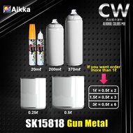 SK15818 Gun Metal Supreme Metallic Colour Car Motor Aikka Aerosol Spray 2K Paint Cat Bancuh DIY