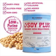 Biogreen O’Soy Plus Organic Soya Milk (Cane Sugar Free), 700g
