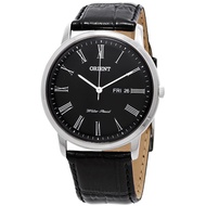 [Watchspree] Orient Men's Capital Quartz Black Leather Strap Watch FUG1R008B6