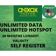 ONEXOX PREPAID NEW UNLIMITED PLAN SELF REGISTER UNLIMITED DATA CELCOM COVERAGE