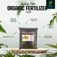 Soya Fish Organic Fertilizer 8888 | 1kg Repack Durian Tree Special Baja Organik 鱼豆肥
