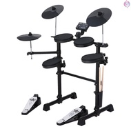 In Stock Electric Drum Set 8 Piece Electronic Drum Kit for Adult Beginner with 144 Sounds Hi-Hat Pedals and USB MIDI Connection Holiday Birthday Gifts