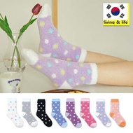 Korean  Adult women confinement sleeping winter socks stocking 수면양말