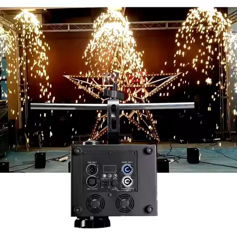 400W Hanging Cold Spark Fountain Machine Upside Down Mini Sparkler Electronic Waterfall Firework For