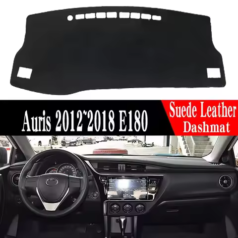 For Toyota Auris 2012~2018 E180 180 Scion iM Corolla mat dash Suede Leather Dashmat Dashboard Cover 