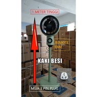 KIPAS KAKI BESI READY STOCK KIPAS BERDIRI FAN ANGIN KUAT+REMOTE