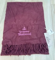 Vivienne Westwood 酒紅色圍巾