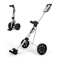 Lightweight Golf Two-Wheeled Ball Bag Trolley Aluminum Foldable Golf Court Trolley Convenient Style