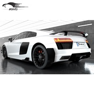 GT style Carbon Fiber R8 Rear Spoiler Wing for Audi R8 V10 Coupe 16-19