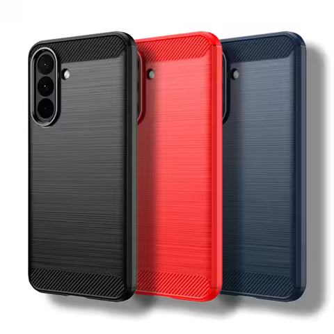 For Samsung Galaxy A27 5G Case For Samsung Galaxy A07 A17 A37 A27 A57 Cover Carbon Fiber Shockproof 