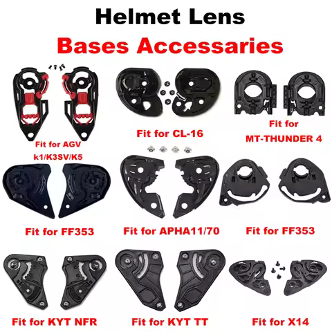 Motorcycle Helmet Lens Bases for K3/K1/K3SV/K5S/Z7/X14/Z8/PISTA /RPHA11/70/FF353/352/Cl-16/J-Cruise/