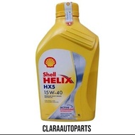 OLI SHELL HX5 SAE 15W-40 OLI SHELL HELIX HX5 OLI MOTOR BEBEK MATIC HX5