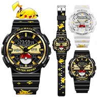 Pokemon Pikachu Kids Smart Digital Wrist Sports Watch for Men Ladies Women Couple Watch Waterproof Water Proof Pokémon Original Bracelet Watch with Alarm Clock