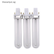 Theearlyut 3pcs 12w uv lamp light bulb for nail dryer electronic nail dryer uv gel tube SG