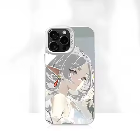 Anime Elf Girl Frieren Phone Case For iPhone 17 16 15 14 13 12 11 mini Pro Max X XR XSMAX 8 Air Plus