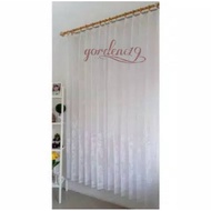 VITRASE-VITRAS-TILE-BRUKAT-TRANS THIN CURTAINS