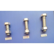 Galvanized Nut Bolt M14 x 40 / 50 / 60 Hex Bolt Nut M14x40 M14x50 M14x60