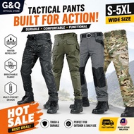 ZITY Camouflage Men'S Cargo Pants Slim Fit Waterproof Ix6 Tactical Pants Multi-Pocket Training Pants