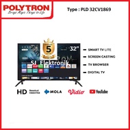 LED TV Polytron 32 Inch PLD32CV1869 HD SmartTV DVB-T2 - PLD 32CV1869