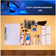 Combo of 12 handmade epoxy resin lamp making tools, handmade decor lamps, meaningful gifts