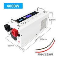 อินเวอร์เตอร์ UPS AC Pure Sine Wave Solar Camping Car Charging Inverter 3000W 6000W Lithium Battery