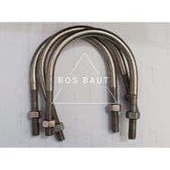Bolt U - U-BOLT SS304 3/8X2-1/2