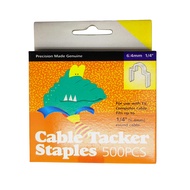 Cable Tacker Staples 1306C (6.4mm) (4 Packs x 500pcs)