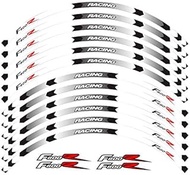 PUXINGPING- 12 Pcs Fit Motorcycle Wheel Sticker Stripe Reflective Rim For BMW F800R (Color : 5)