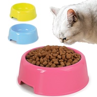 Candy-Colored Lightweight Plastic Bowl | Single Bowl for Small Dogs & Cats