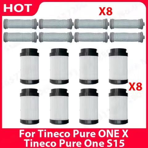 For Tineco Pure ONE X / Tineco Pure One S15 Cordless Vacuum Roller Brush Pre Hepa Filter Vacuum Clea