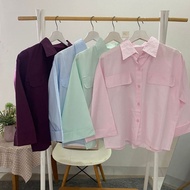 KEMEJA Aurelia Top - Clothme.co Top/ Wanita - Shirt Wanita - Blouse Wanita