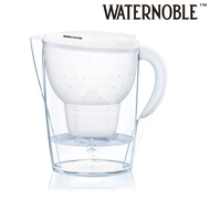 Waternoble BPA Free 3.5L Digital Display Alkaline Water Filter Pitcher Purifies Chlorine Fluoride He