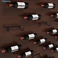 AROMA Wine Display Holder, Easy Clean Wall-Mounted Wine Rack, Kitchen Supplies Simple Modern Metal W