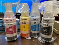 (พร้อมกล่อง)Epson 664 BKCMY L100/110/120/200/210/220/300/310/350/355/360/365/380/385/455/485/550/555