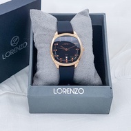 LORENZO ORIGINAL Jam Tangan Fashion Wanita Tali Karet Jam Tangan Wanita Terbaru 2023 Import Origianl