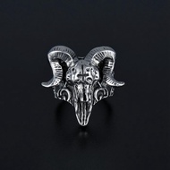 Cincin Kepala Kambing Premium / Cincin Kepala Tengkorak Kambing Domba