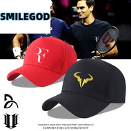 in stock Tennis Sports Hat Nadal Federer Murray Yokovic With Logo Printing Sun Protection Baseball C