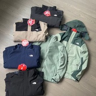 香港發貨 5色選 The North Face 絨毛內膽可拆三合一 拼色戶外機能風褸 防水外套