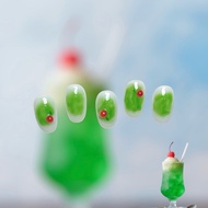 Playpaint handmade False Nails/Melon Soda